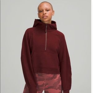 Scuba Oversized Half Zip Hoodie